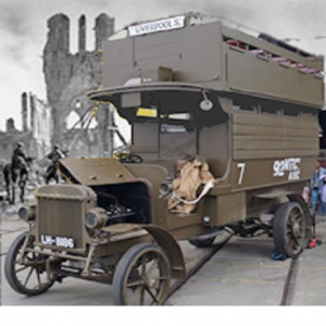 London 1914 bus and Somme