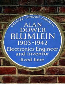 Alan Blumlein blue plaque